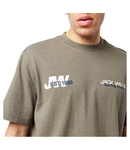 T-shirt Motif/style Date De Création Homme Kaki Jack Wills