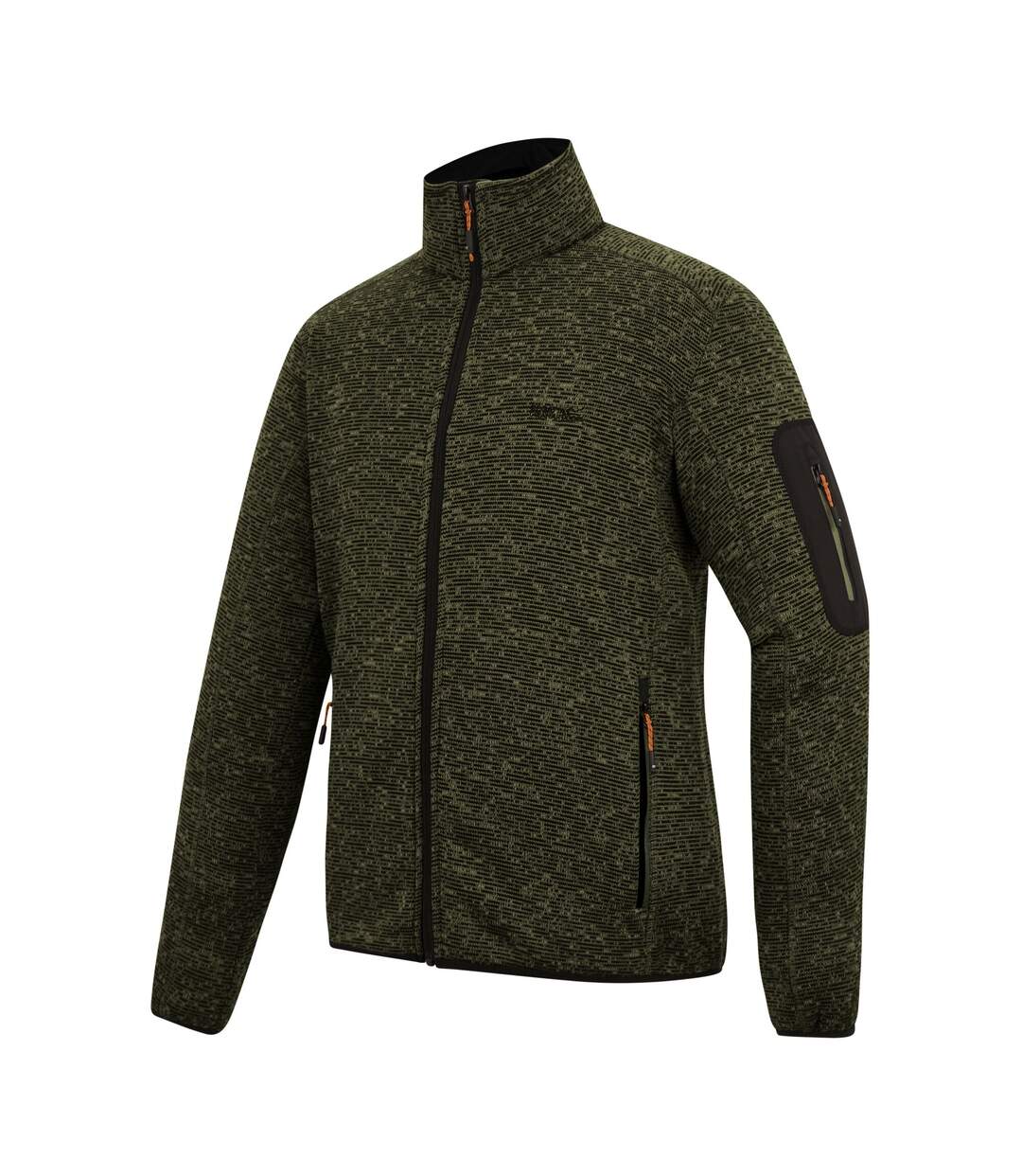 Veste Polaire Newhill Homme Kaki Foncé Regatta-3