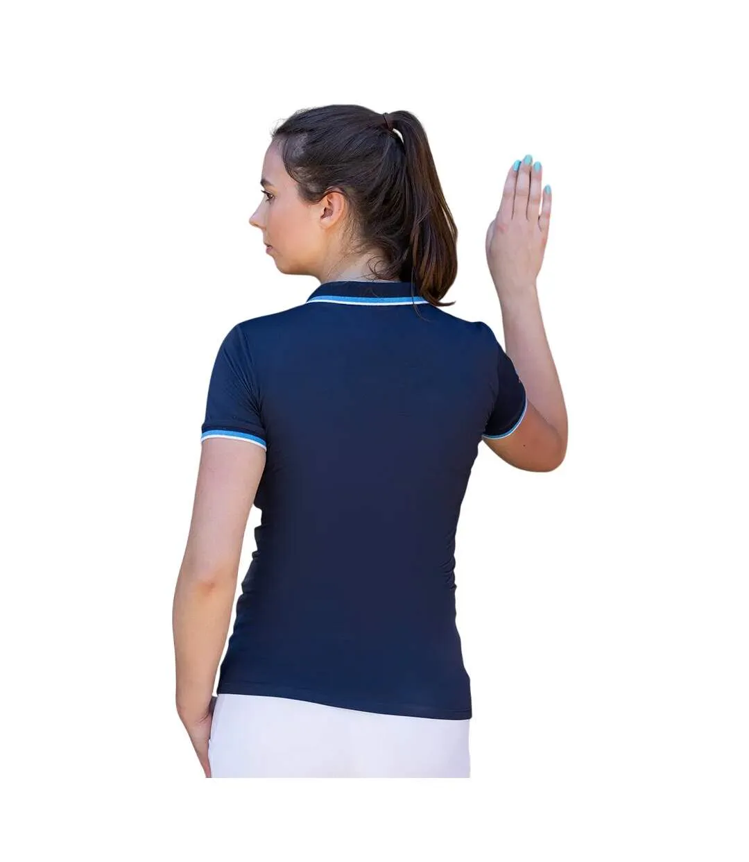Polo Darnick Femme Bleu Marine Coldstream-3