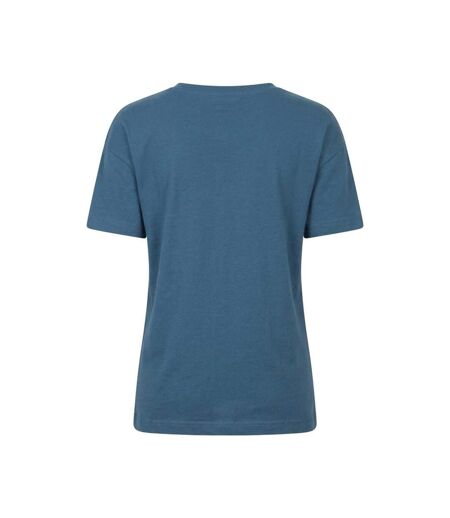 Womens/ladies Sea Relaxed Fit T-shirt Navy Mountain Warehouse