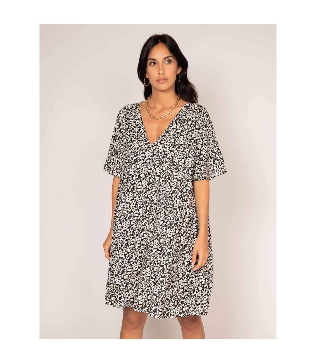Robe courte motifs IMATCH - Dona X Lisa-1