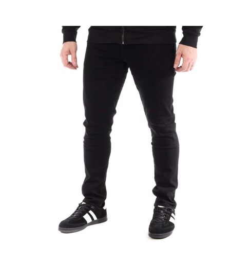 Jean droit noir homme schott trd196832