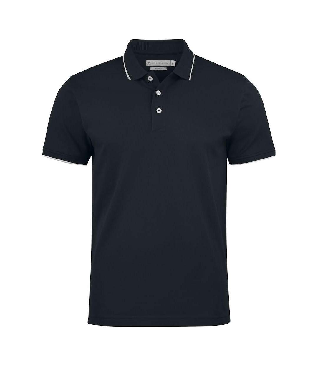 Polo Greenville Homme Noir James Harvest-1