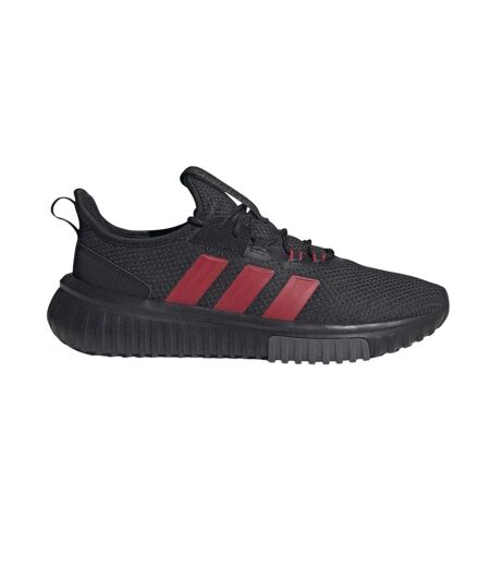 Mens Kaptir 4.0 Leather Trainers Charcoal Red Adidas