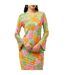 Robe Longue Motif/style Floral Femme Jaune Or Never Fully Dressed-4