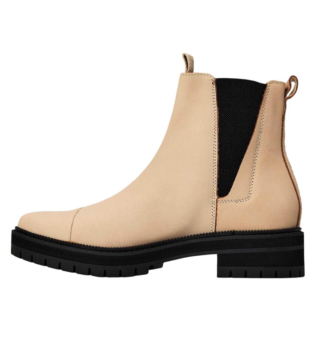 Womens/ladies Dakota Suede Chelsea Boots White Toms-2