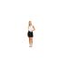 Womens/ladies Denim Full Zip High Waist Mini Skirt Black White Brave Soul-1