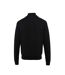 Premier Mens Zip Neck Sweatshirt (Black) - UTPC5861