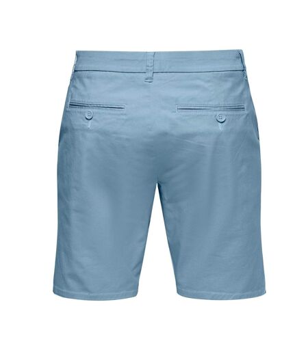 Short Chino Bleu Homme ONLY & SONS 22018237 - L