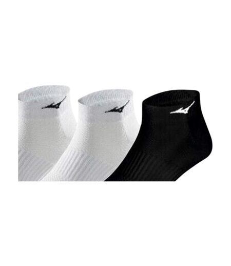Lot De 3  Chaussettes Entraînement Adulte Noir Blanc Mizuno