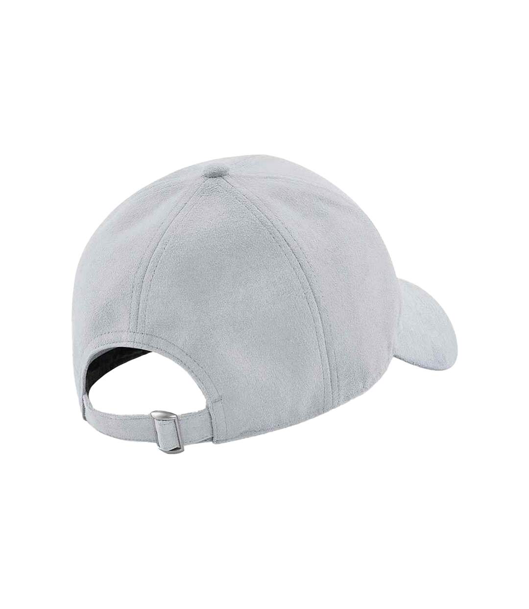 Casquette adulte gris clair Beechfield-2