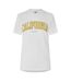 Womens/ladies California T-shirt White Gold Sporty & Rich-2