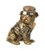 Statuette Bulldog à Cigarette Trendy 33cm Marron-1