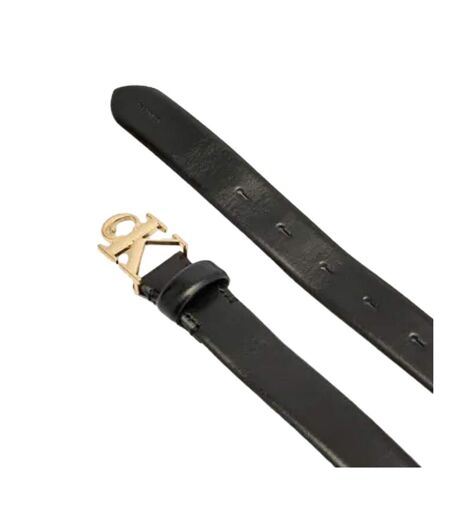 Ceinture noire femme calvin klein jeans buckle