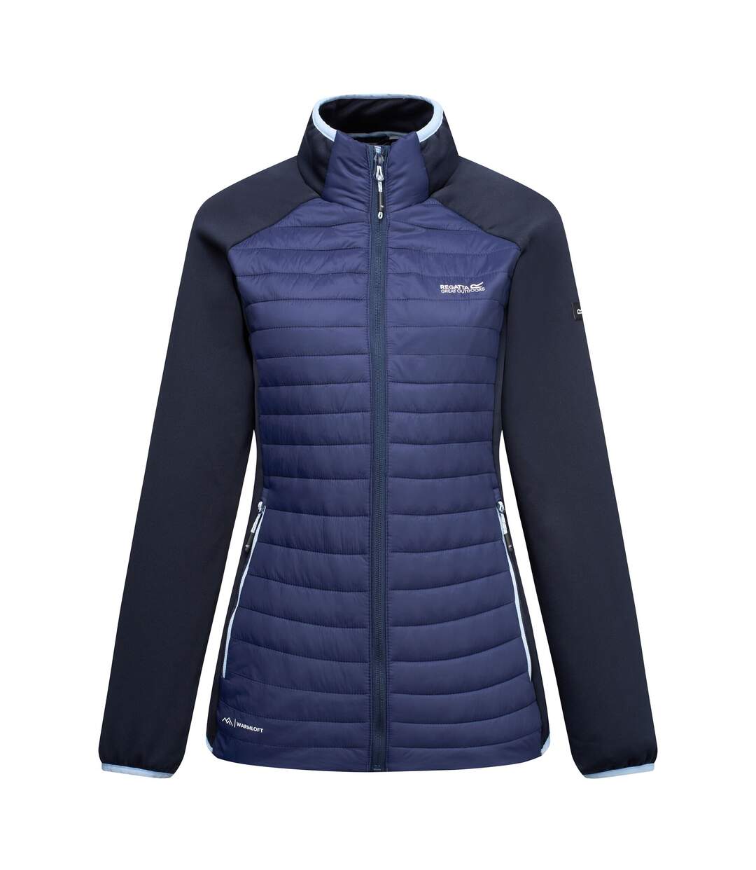 Veste Hybride Matelassée Et Compressible Clumber Femme Bleu Marine Bleu Ciel Regatta-2