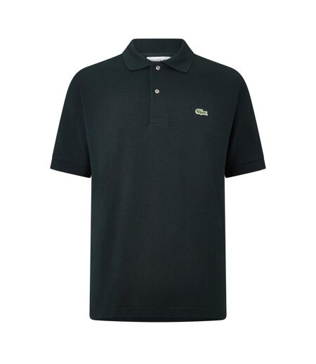 Mens Classic Short-sleeved Polo Shirt Dark Green Lacoste