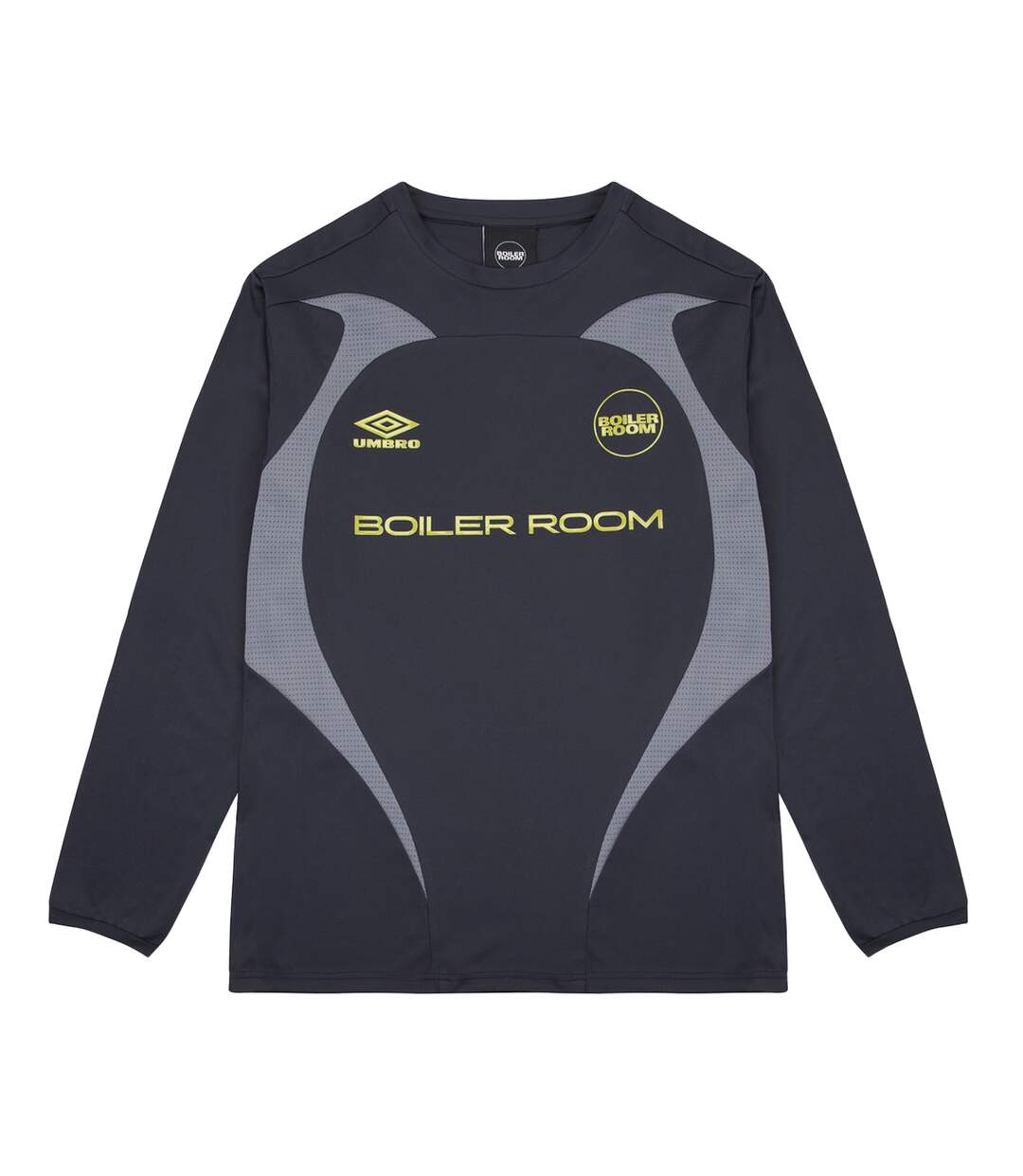 Unisex Adult Boiler Room Long-sleeved Football Jersey Blue Umbro-1