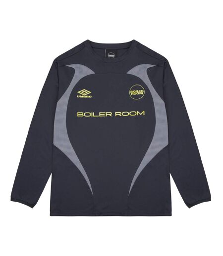 Unisex Adult Boiler Room Long-sleeved Football Jersey Blue Umbro