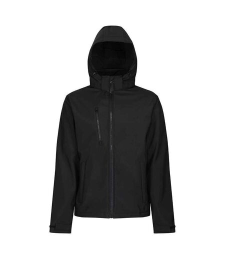 Regatta Mens Venturer Three Layer Soft Shell Jacket (Black) - UTRW8116