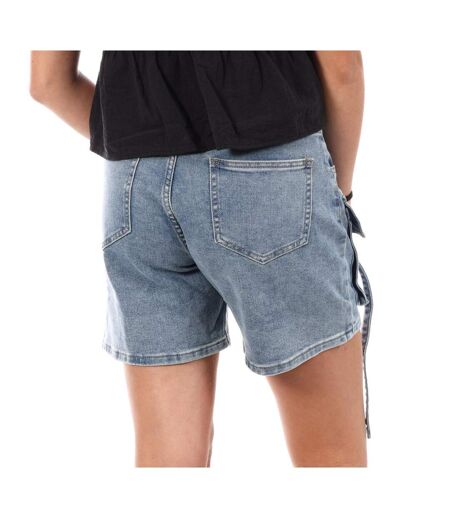 Short en Jean Bleu Femme Monday Premium Short Cargo - L