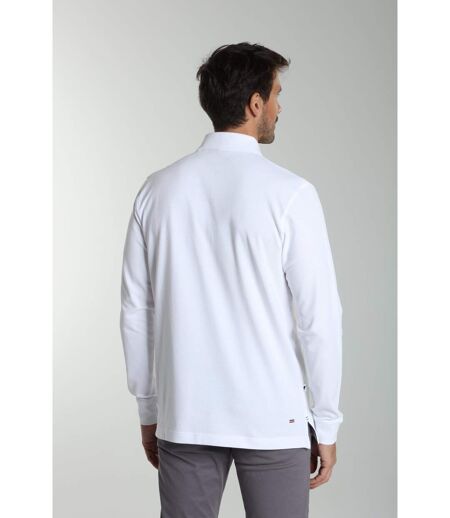Polo manches longues en coton PERY