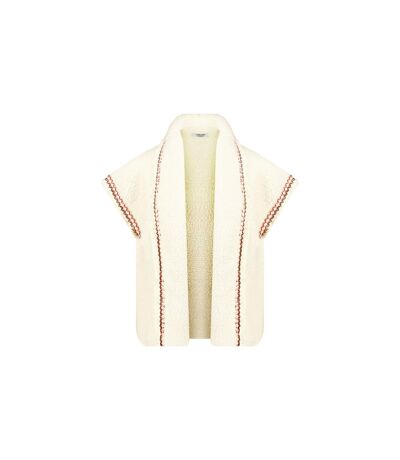 Veste sans manches en sherpa pour femme TINUIT