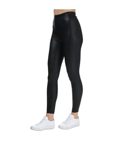 Womens/ladies cool coated leggings black Only