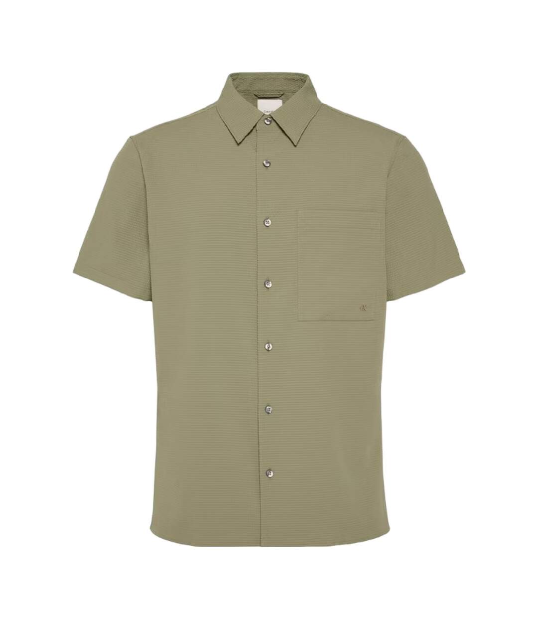 Mens Classic Tailored Shirt Deep Lichen Green Calvin Klein-2