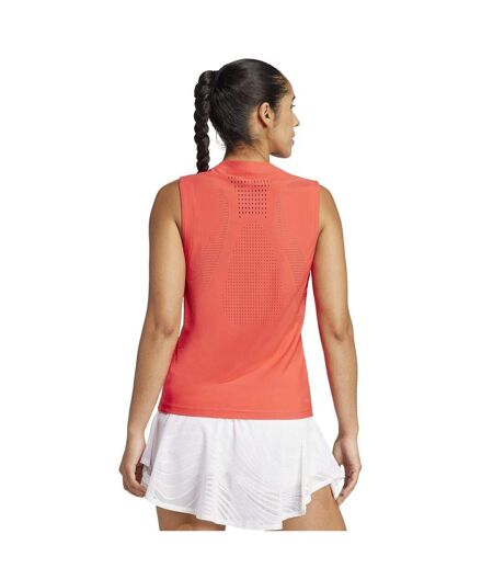 Débardeur Tennis Match Pro Femme Rouge Adidas