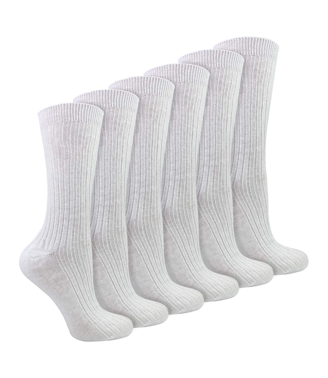 Sock Snob - Paquet de 12 chaussettes douces 100 % coton pour dames-3