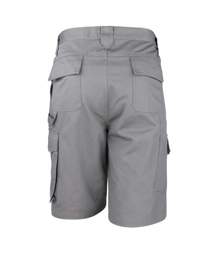 WORK-GUARD by Result Mens Action Cargo Shorts (Gray) - UTPC7134