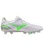 Chaussures De Foot Pour Terrain Ferme Morelia Neo Pro Homme Blanc Vert Mizuno-1