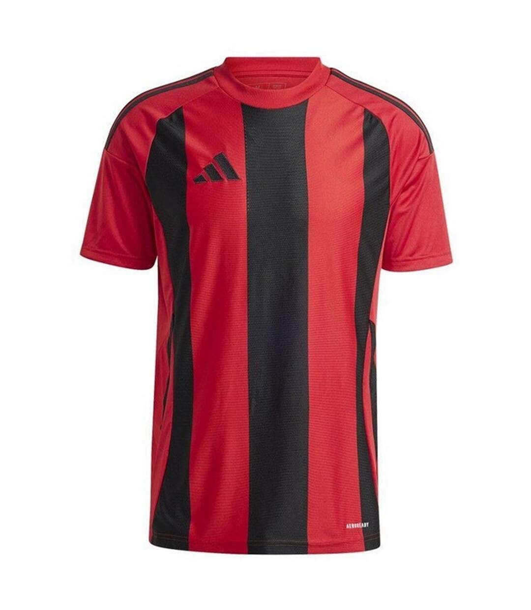 Maillot De Foot Style À Rayures Homme Rouge Noir Adidas-2