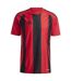 Maillot De Foot Style À Rayures Homme Rouge Noir Adidas-2