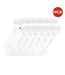 Socquettes Motif/style Uni Homme Blanc Tommy Hilfiger-1