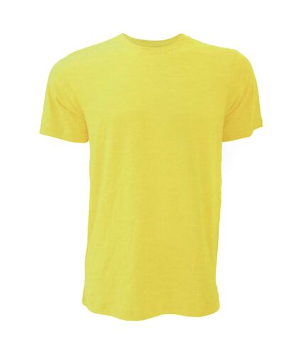 Canvas Unisex Jersey Crew Neck Short Sleeve T-Shirt (Heather Yellow Gold) - UTBC163
