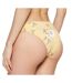 Bas de Bikini Jaune à fleurs Mi-haut Femme Roxy Lahaina Bay - M