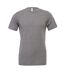 Canvas Triblend T-shirt À Manches Courtes Homme Gris Chiné Bella + Canvas-1