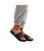 Claquettes Motif/style Uni Femme Noir 4F-3