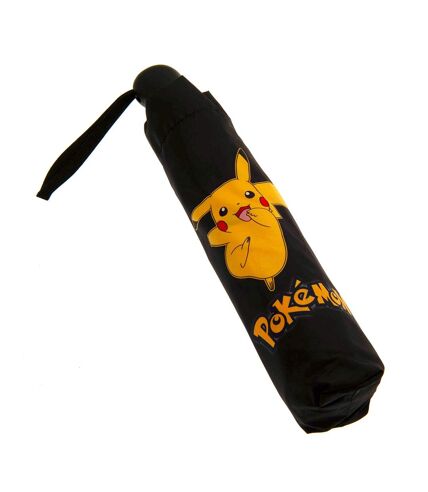 Pokemon Pikachu Folding Umbrella (Black/Yellow/White) (One Size)