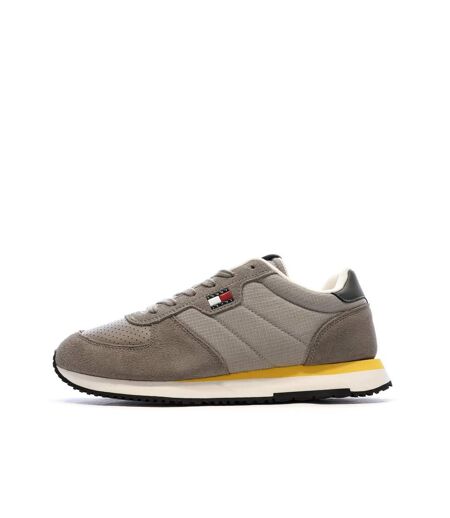 Baskets grises homme tommy hilfiger runner flag