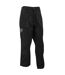 Mens Texo Contrast Workwear Trousers Black Portwest-2