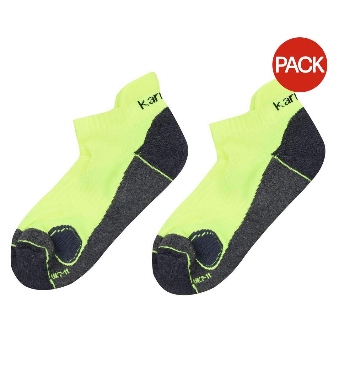 Socquettes Homme Jaune Fluo Karrimor-1