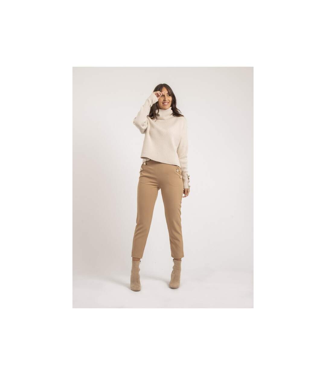 Pull col roulé KADY - Dona X Lisa-4