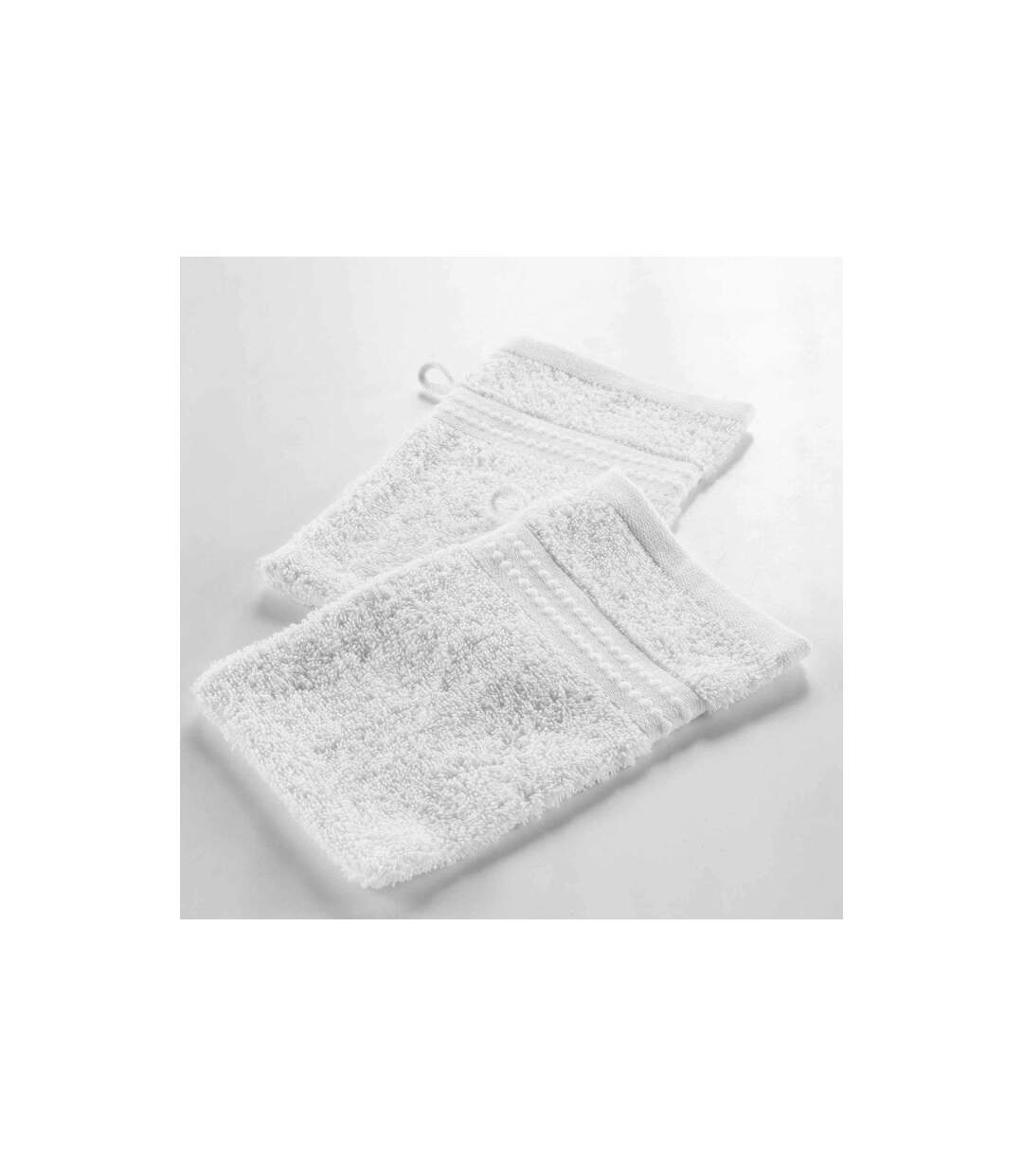 Lot de 2 Gants de Toilette Excellence 15x21cm Neige-1