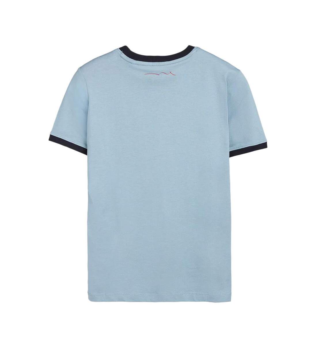 T-Shirt bleu homme teddy smith ticlass-2