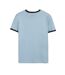 T-Shirt bleu homme teddy smith ticlass-2