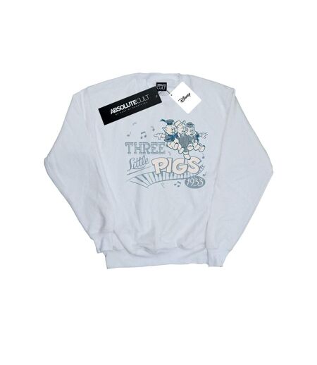 Disney - Sweat THREE LITTLE PIGS - Femme (Blanc) - UTBI13586