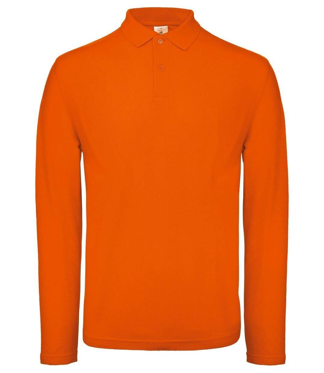 Polo manches longues - Homme - PUI12 - orange-1