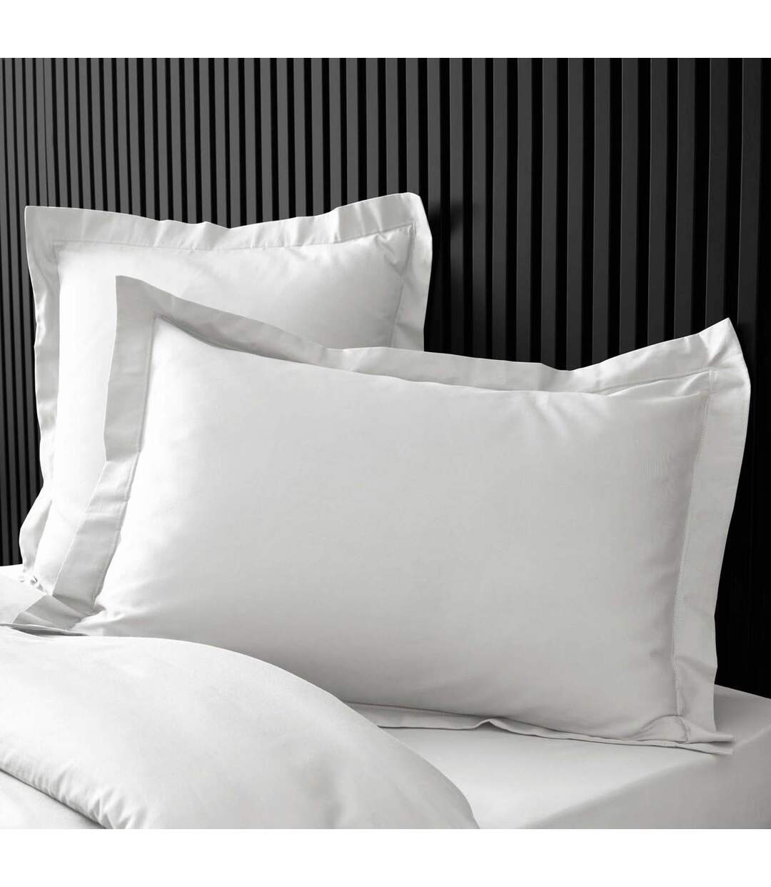 Taie d'Oreiller Percaline 50x70cm White-2